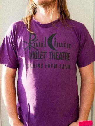 Bastard Tees Used Band Shirts Paul Chain Detaching from Satan back side